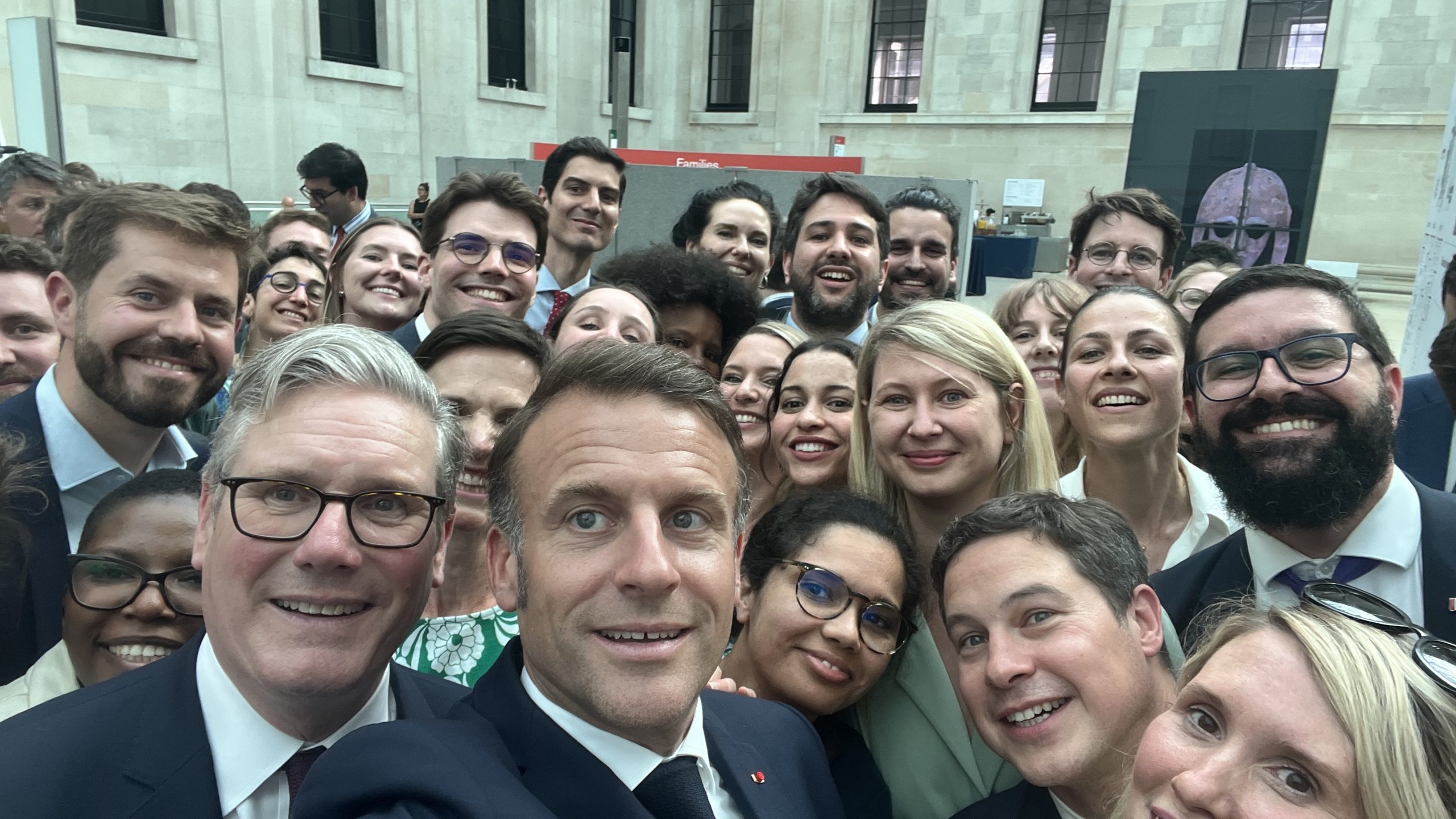 Meeting the French President and the British Prime Minister / Rencontre avec le Président français et le Premier ministre britannique